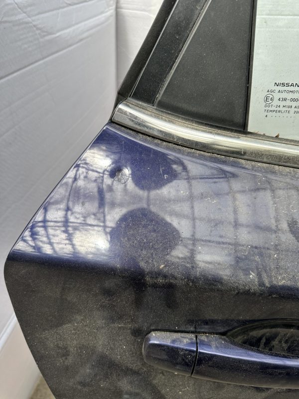 Nissan Pulsar 2016 Rear Driver Side Door O/S/R Blue - Image 2