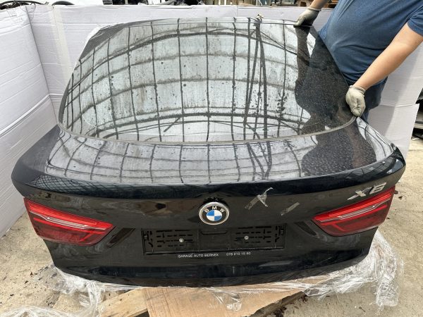 BMW X6 F16 REAR COMPLETE TAILGATE BOOT TRUNK LID BLACK 2016