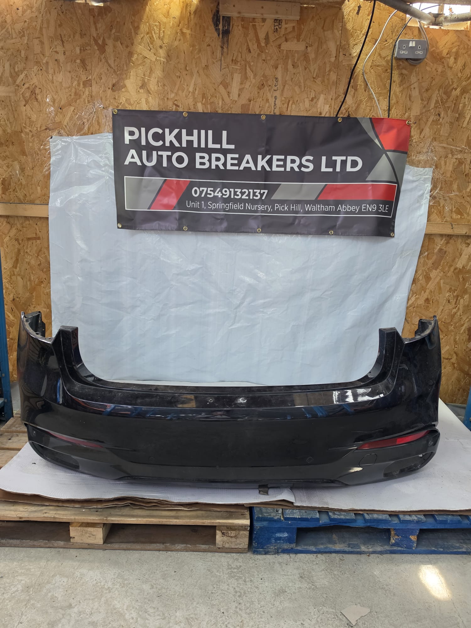 BMW X6 Rear Bumper 2014-2019 Coupe BLACK