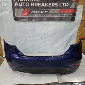 Ford fiesta 3 Door Hatch Back rear bumper Dark Blue 2016