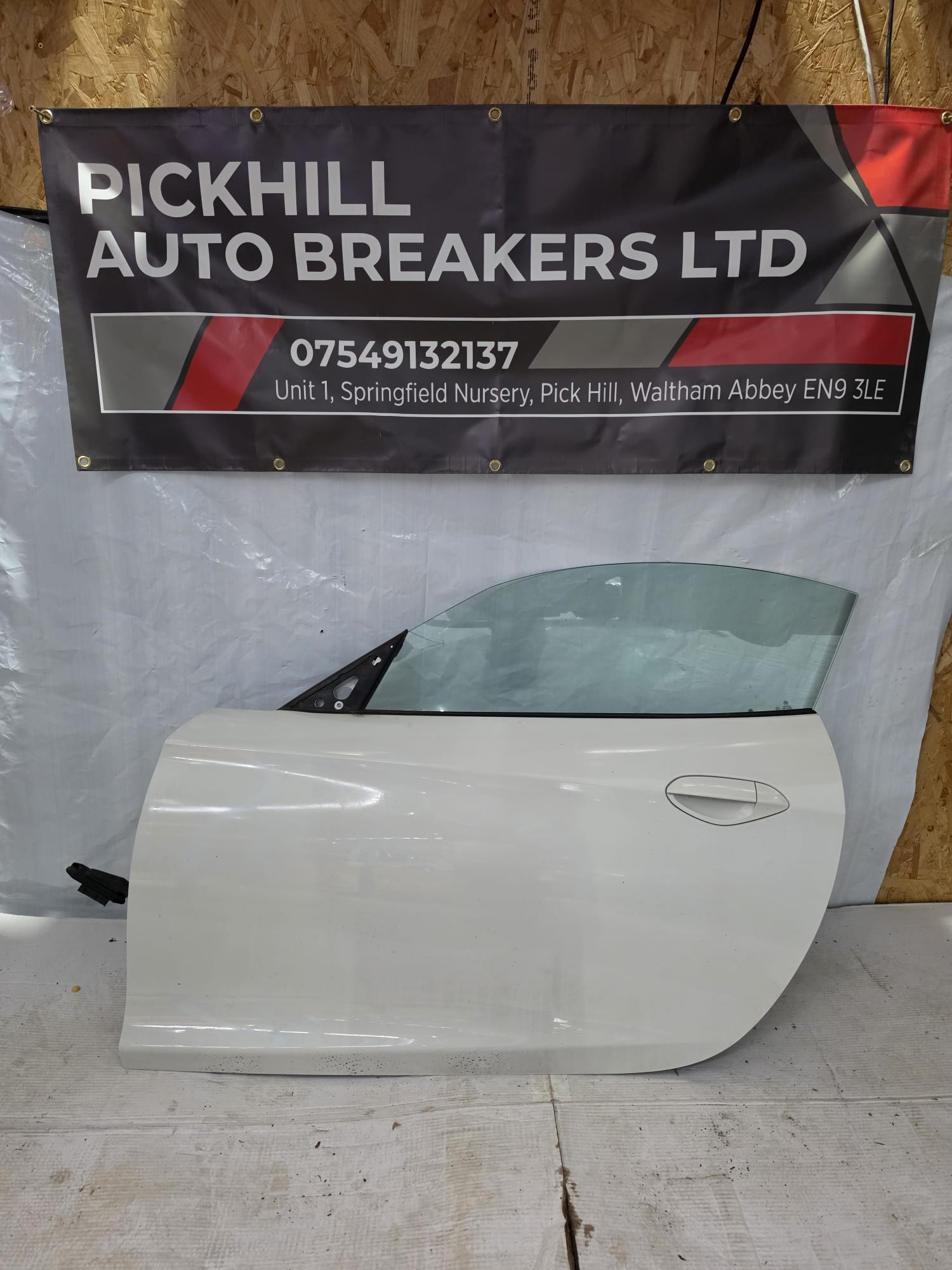 BMW Z4 Passenger Side Door 2014 White