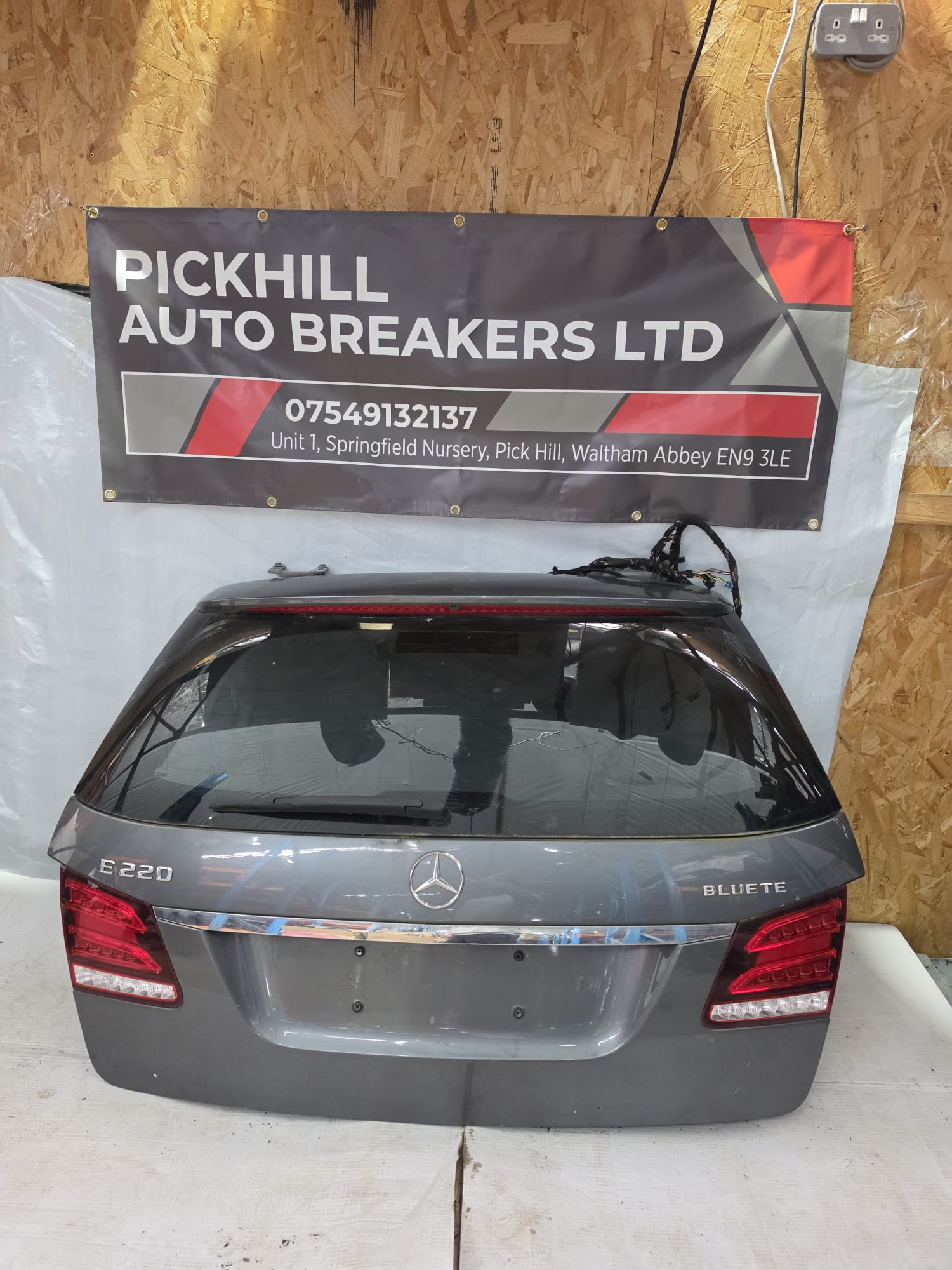 Mercedes E Class Estate Rear Tail Gate Met/Grey 2015