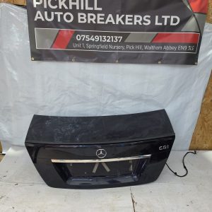 MERCEDES BENZ C CLASS W204 Saloon BOOT LID Dark/Blue 2010