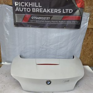 BMW Z4 SDRIVE20I M SPORT ROADSTER E89 09-13 WHITE BOOT LID
