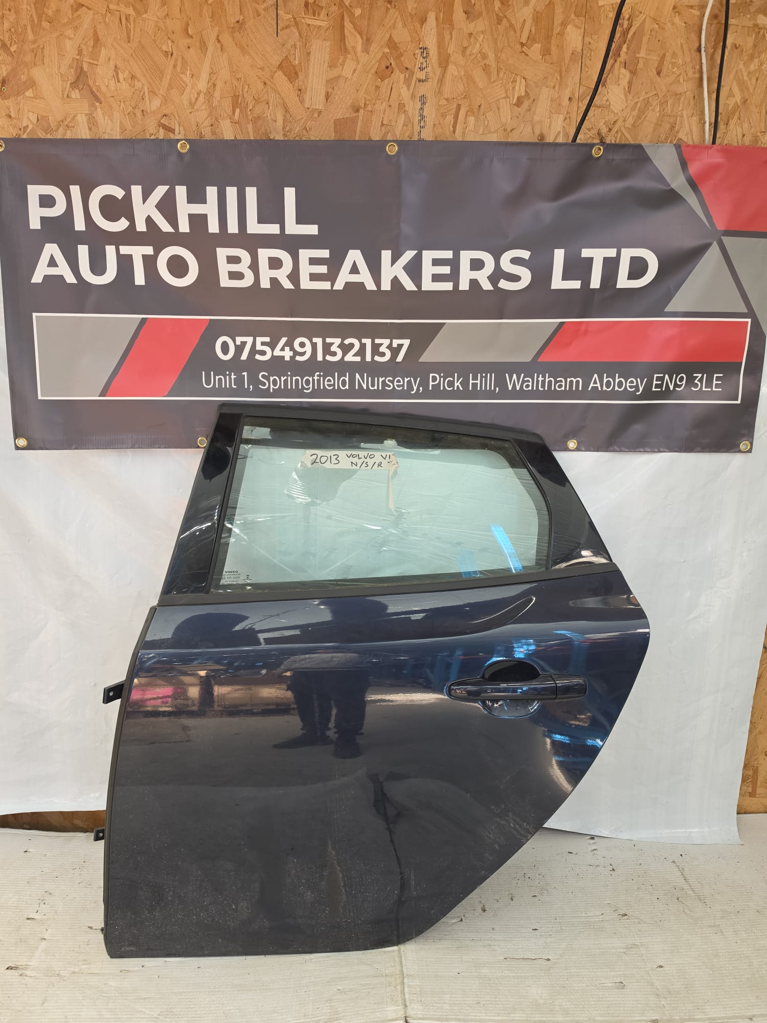 VOLVO V40 D3 N/S/R PASSENGER NEAR SIDE REAR DOOR 2016-2019