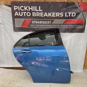 MERCEDES A CLASS W176 COMPLETE DOOR REAR DRIVER RIGHT SIDE 2016