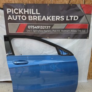 MERCEDES A CLASS W176 2016 COMPLETE DOOR FRONT DRIVER RIGHT BLUE
