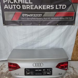 2008-2012 AUDI A4 B8 FACELIFT REAR BOOTLID SILVER