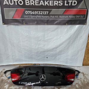 MERCEDES C CLASS W205 BOOTLID IN BLACK 2015-2019COUPE