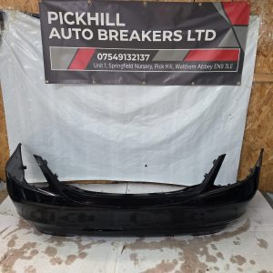 MERCEDES C CLASS BLACK W205 2015 REAR BUMPER