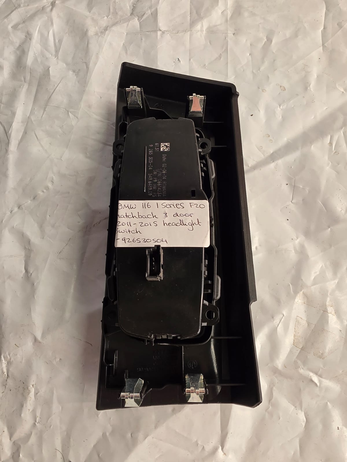 BMW 1 SERIES F20 HEADLIGHT CONTROL SWITCH 926530504 - Image 2