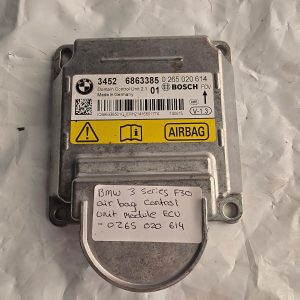 BMW 3 Series F30 Airbag Control Module ECU SRS Unit Bosch OEM 6863385 0265020614