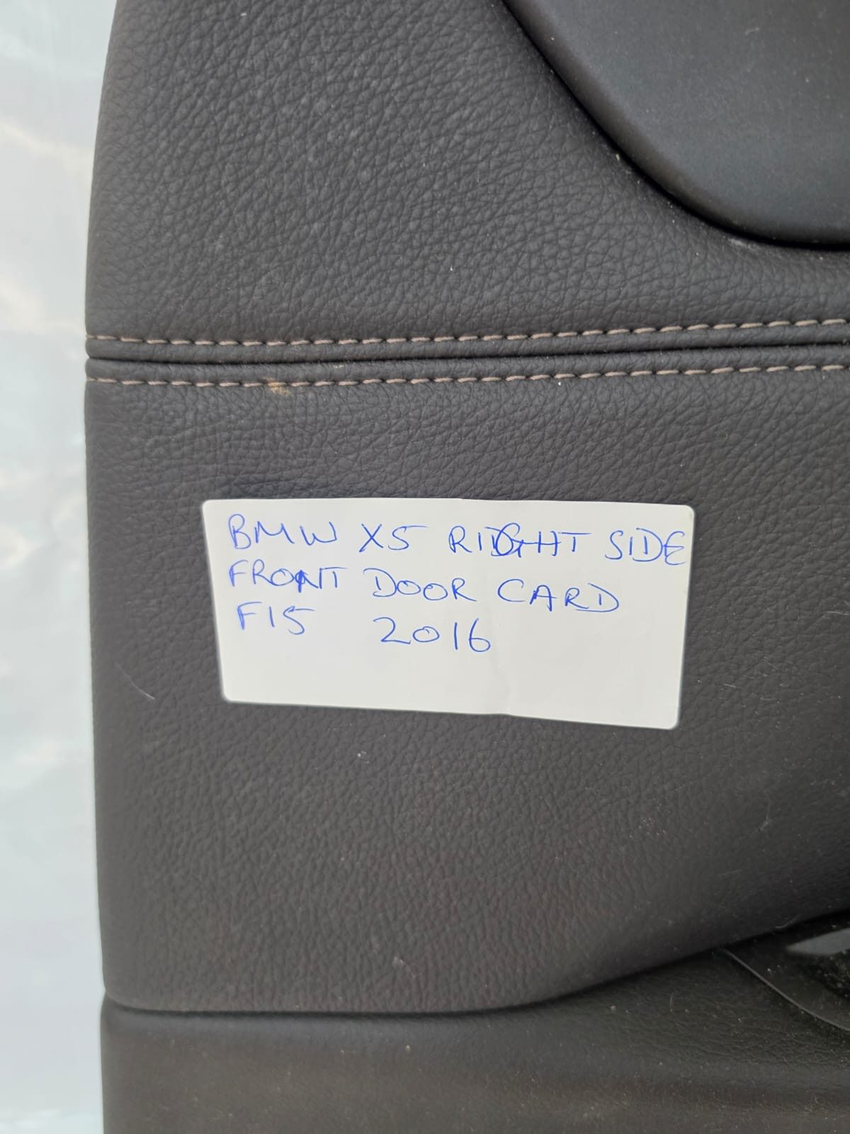 BMW X5 RIGHT SIDE FRONT DOOR CARD F15 2016 - Image 5