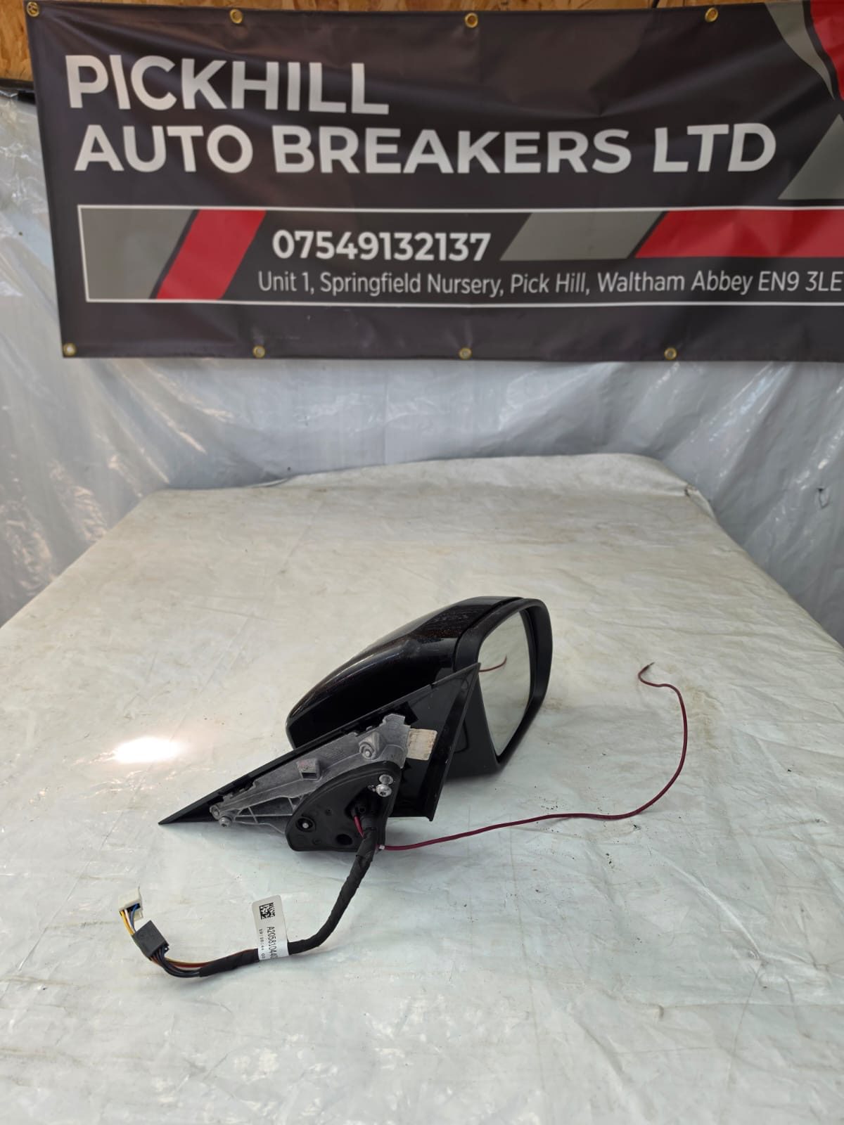 MERCEDES C CLASS W205 2015-2019 RIGHT SIDE DOOR MIRROR BLACK - Image 3