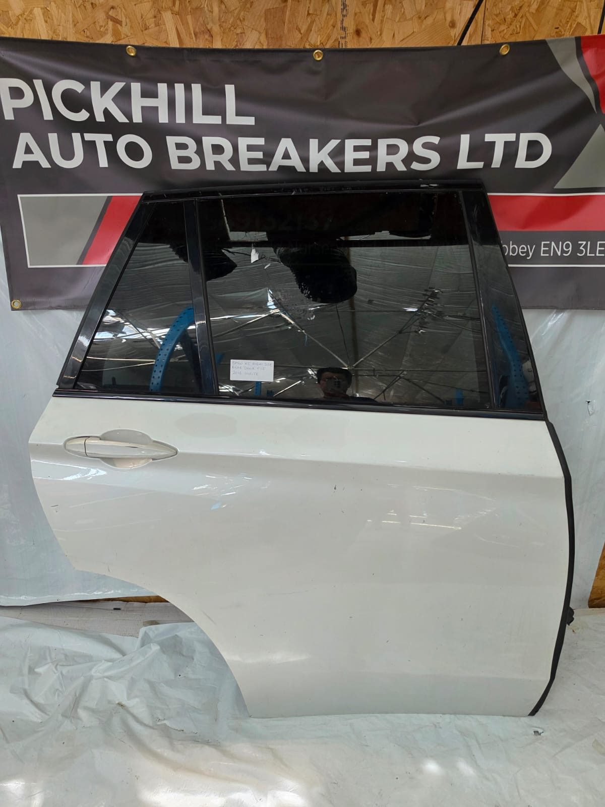 *BMW X5 RIGHT SIDE REAR DOOR F15 2016 WHITE