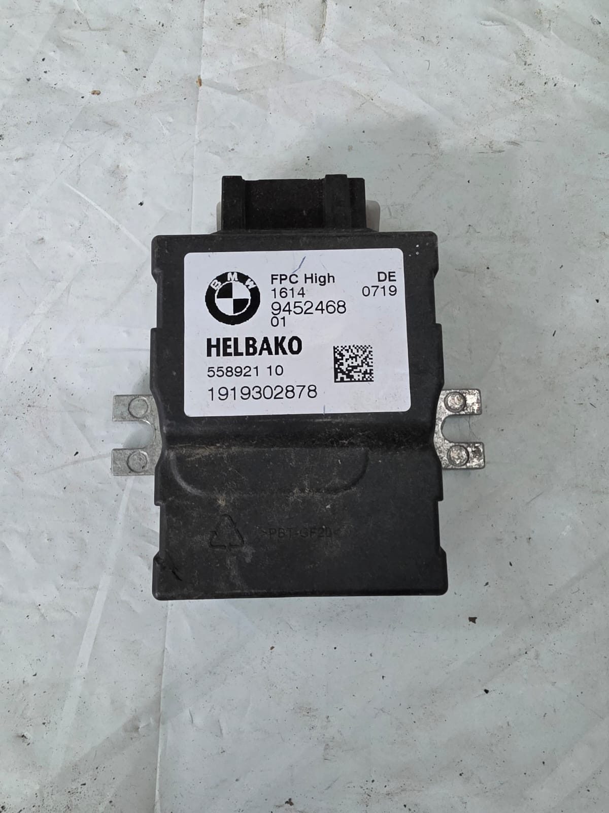 BMW 5 SERIES FUEL PUMP CONTROL MODULE UNIT 9452468