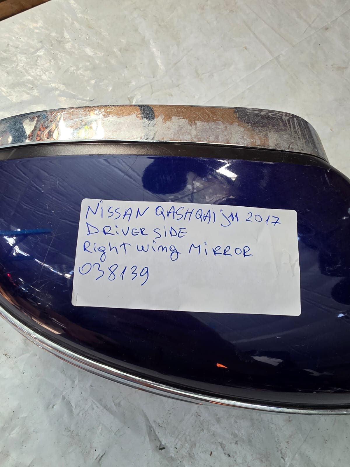 NISSAN QASHQAI J11 MK2 2014-2019 POWER FOLDING MIRROR DRIVER SIDE 038139 - Image 3