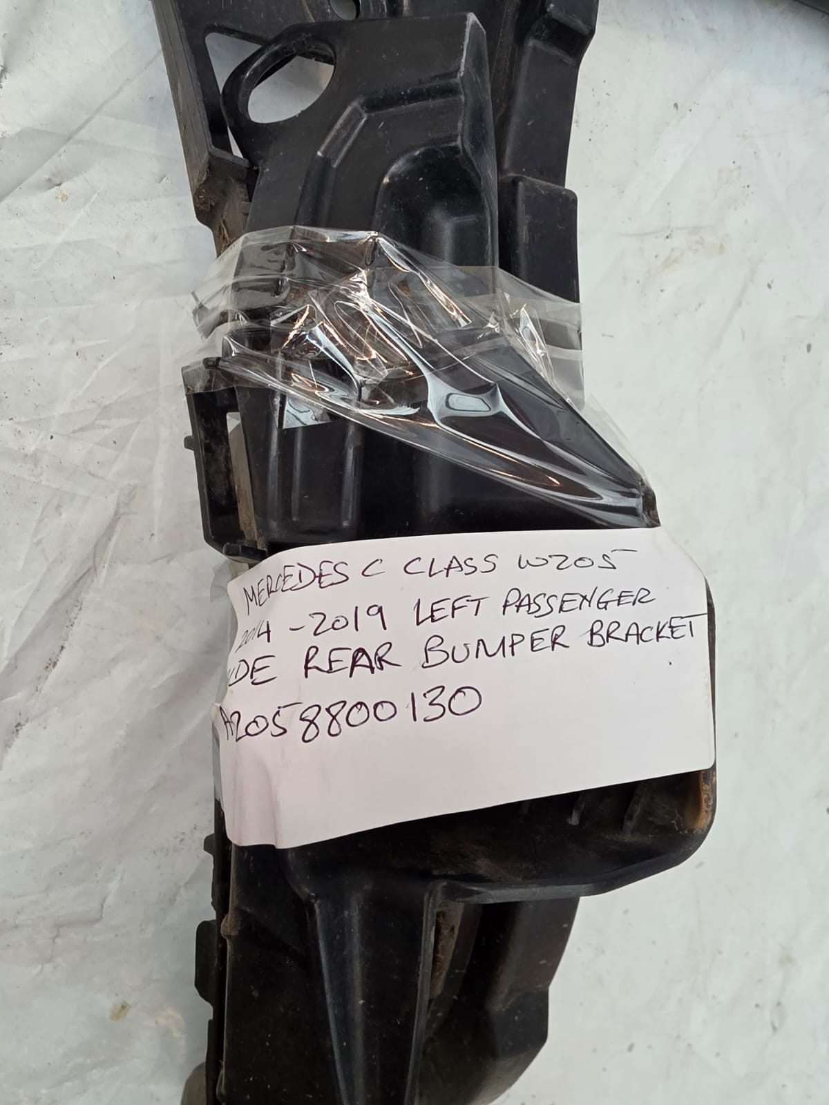 MERCEDES C CLASS W205 2014-2019 LEFT PASSENGER SIDE REAR BUMPER BRACKET A2058800130 - Image 3