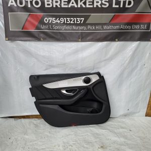 MERCEDES C CLASS W205 2014-2019 LEFT PASSENGER SIDE FRONT DOOR CARD