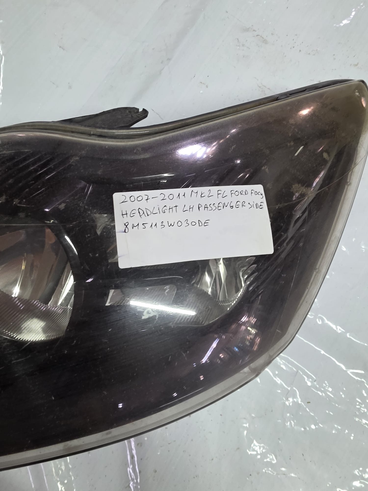 FORD FOCUS 2007-2011 MK2 FL HEADLIGHT LH PASSENGER SIDE 8M5113W030DE - Image 3