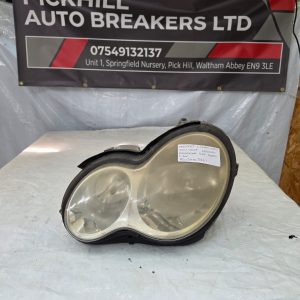 MERCEDES C CLASS W203 2001-2007 HALOGEN PASSENGER SIDE HEADLIGHT A2038203361
