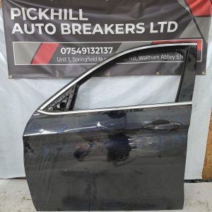BMW X6 PASSENGER SIDE FRONT DOOR BLACK 2016