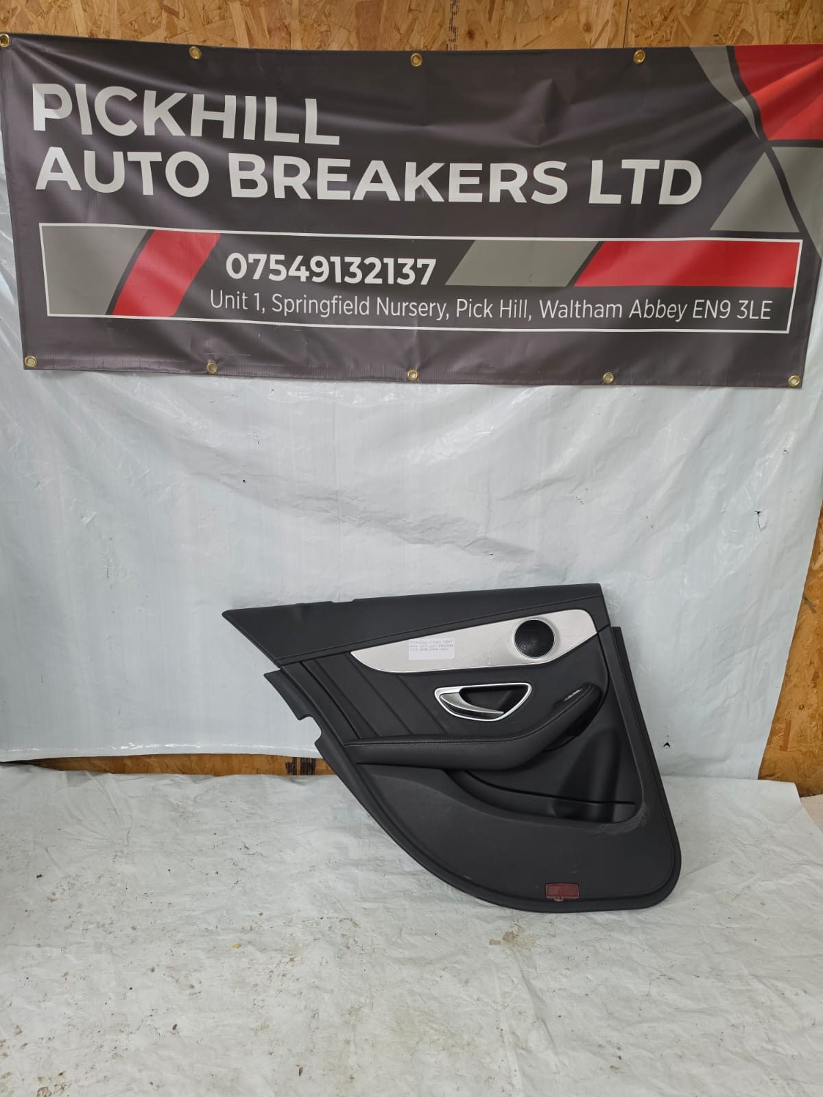 *MERCEDES C CLASS W205 2014-2019 LEFT PASSENGER SIDE REAR DOOR CARD