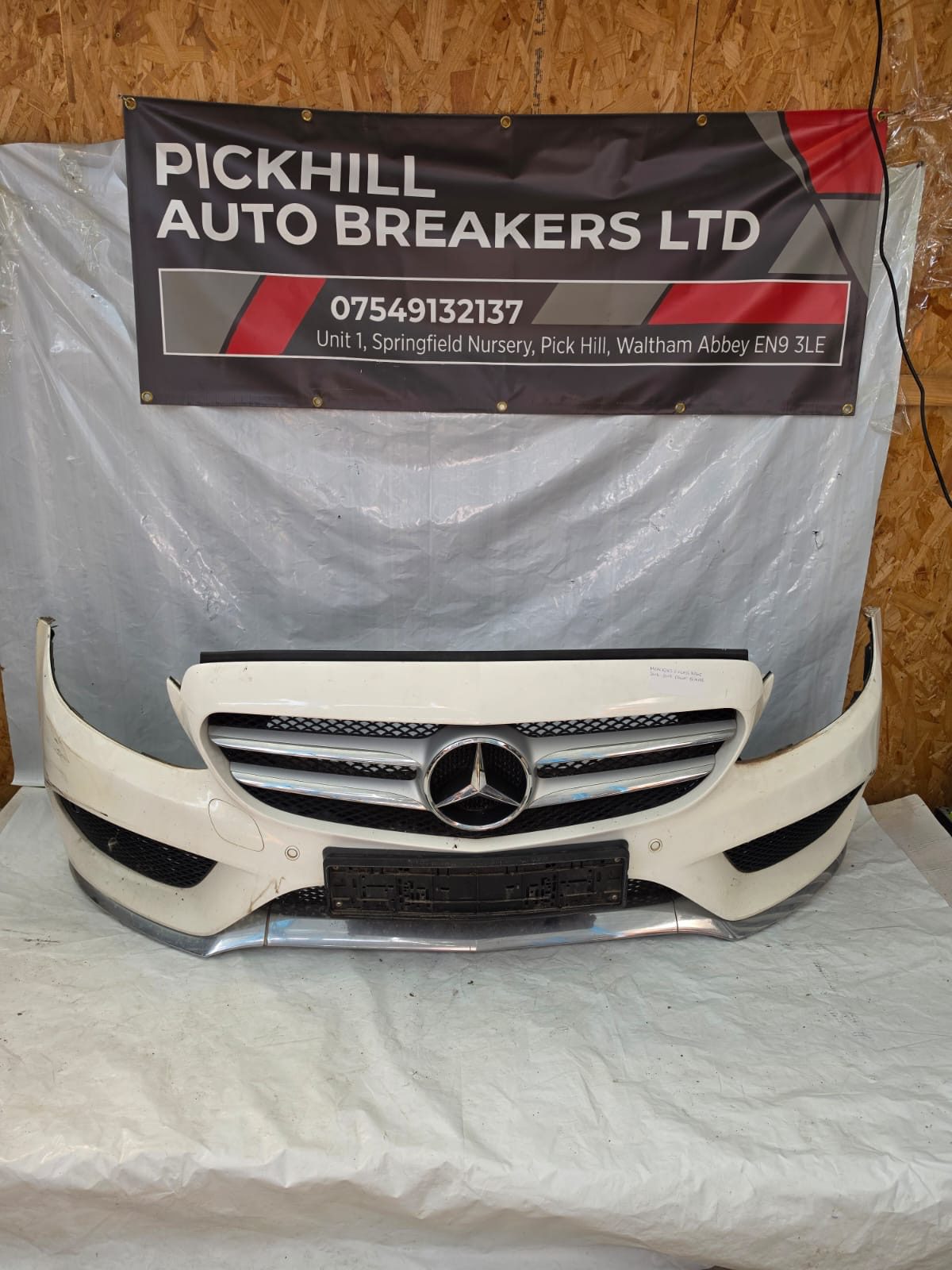 *MERCEDES C CLASS W205 2014-2019 FRONT BUMPER