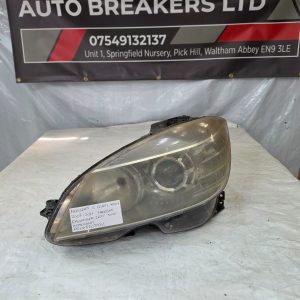 MERCEDES C CLASS W204 2007-2011 HALOGEN PASSENGER LEFT SIDE HEADLIGHT A2048208561