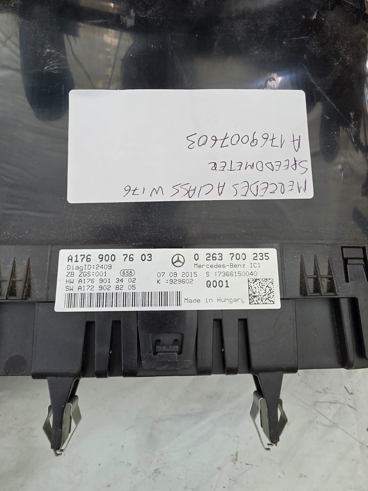 MERCEDES A CLASS W176 12-18 SPEEDOMETER A1769007603 - Image 2
