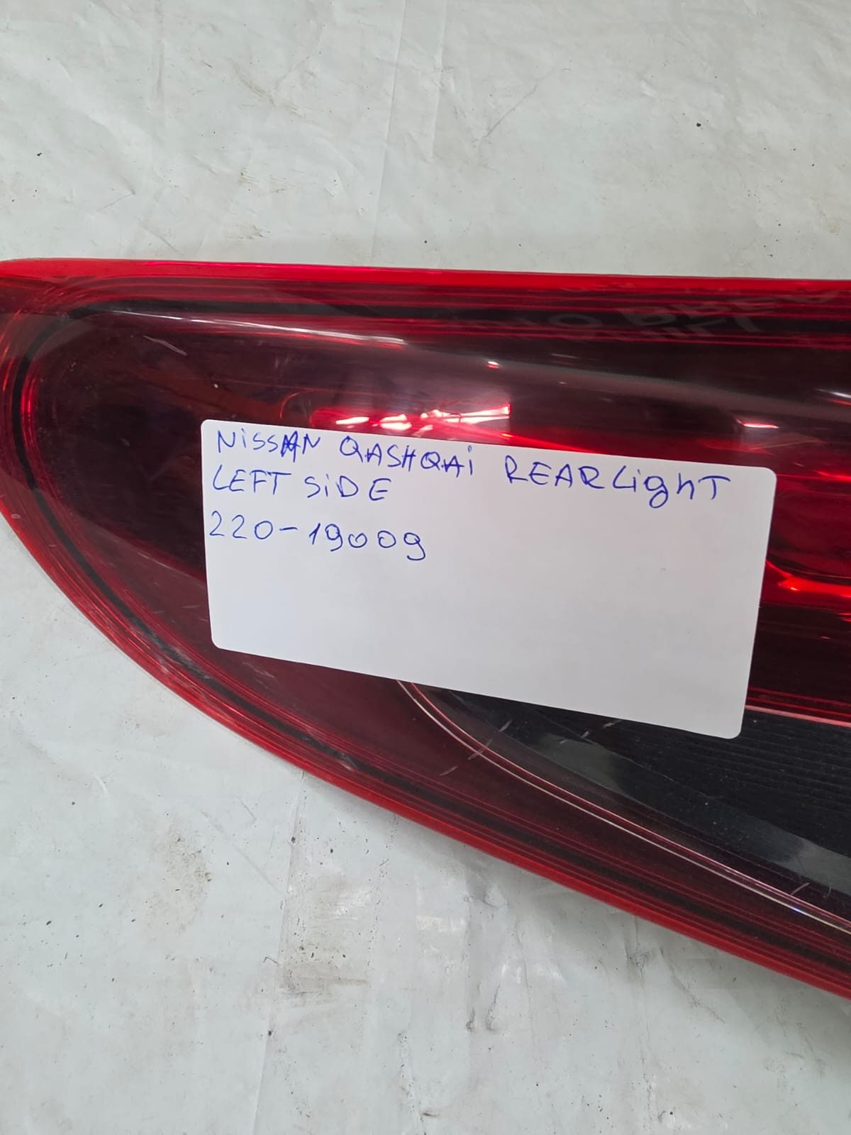 NISSAN QASHQAI 2018-2019 REAR LIGHT LEFT SIDE 22019009 - Image 3