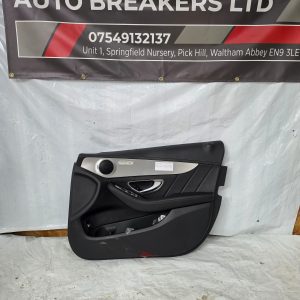 MERCEDES C CLASS W205 2014-2019 RIGHT DRIVER SIDE FRONT DOOR CARD