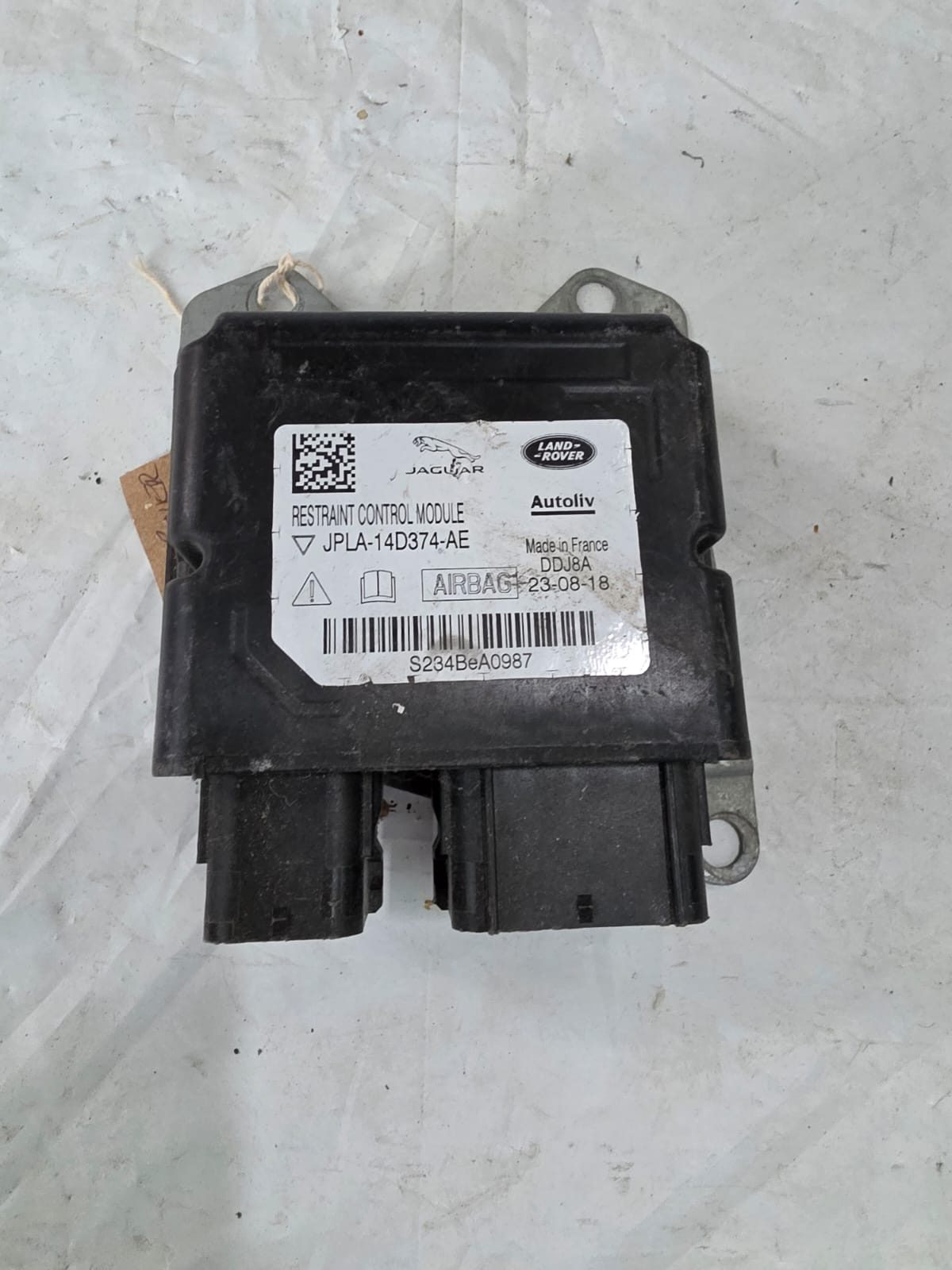 LAND ROVER / RANGE ROVER 2015-2024 AIRBAG CONTROL UNIT ECU JPLA14D374AE