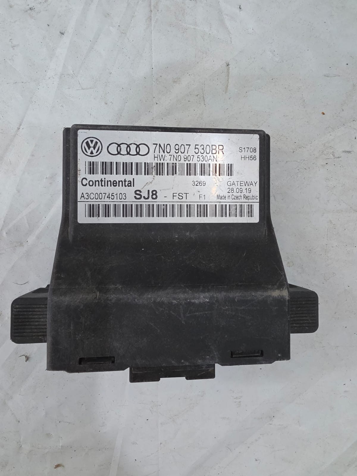 VOLKSWAGEN SHARAN MK2 7N 2017 GATEWAY CONTROL MODULE ECU UNIT 7N0907530BL