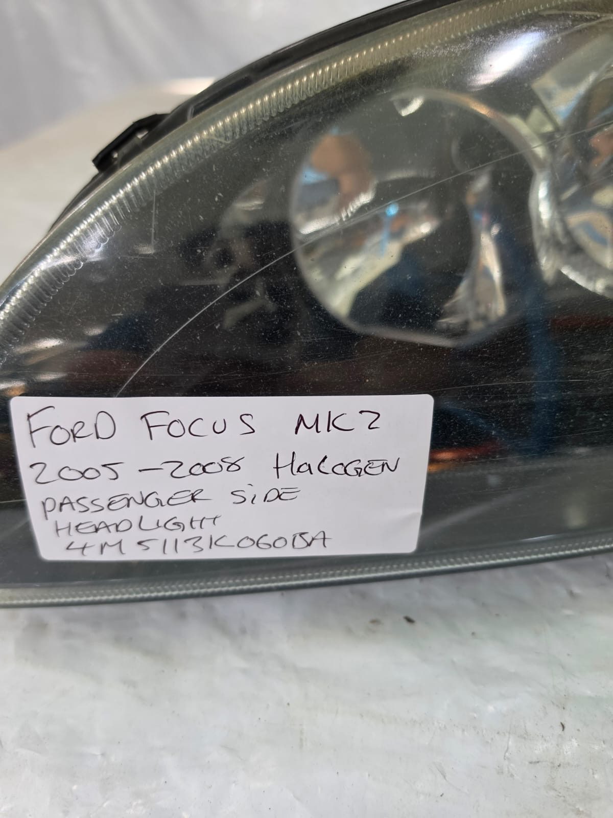 FORD FOCUS MK2 2005-2008 HALOGEN PASSENGER SIDE HEADLIGHT 4M5113K060BA - Image 2