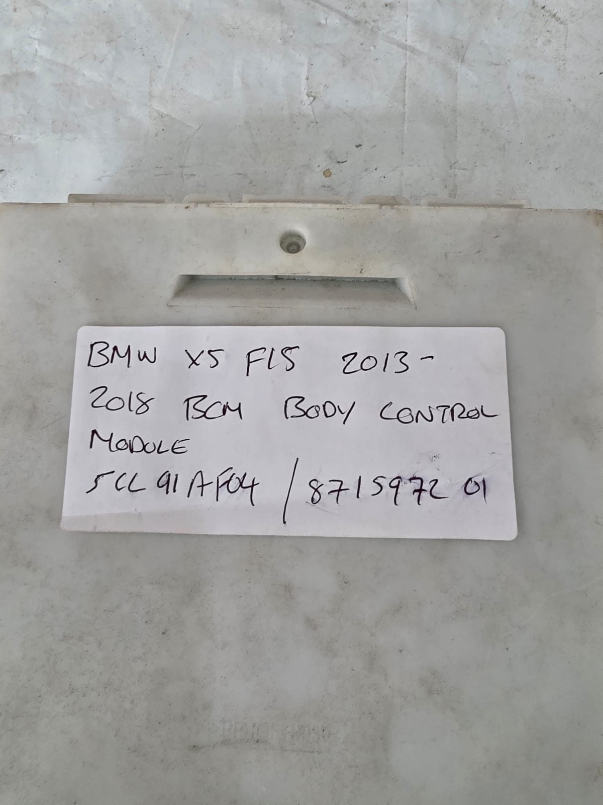BMW X5 F15 2013-2018 BCM BODY CONTROL MODULE 5CL91AF04 / 871597201 - Image 4