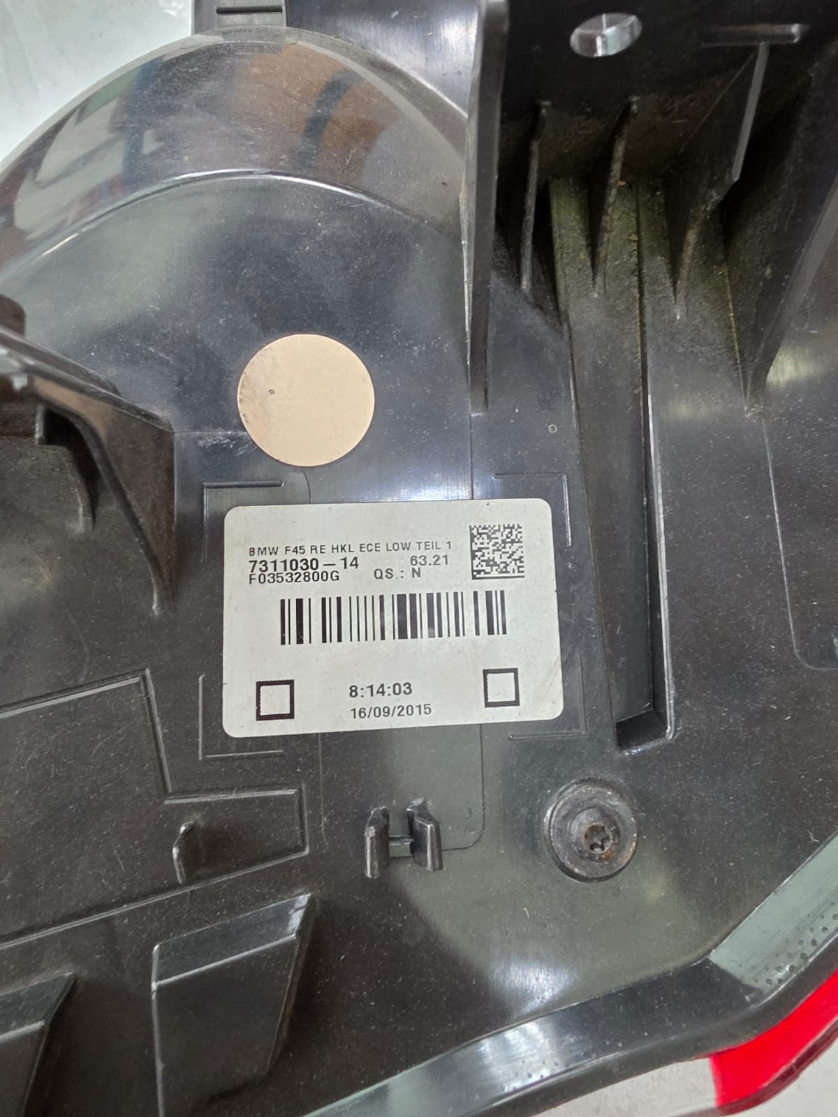 BMW 2 SERIES F45 REAR RIGHT TAIL LIGHT 7311030 - Image 3
