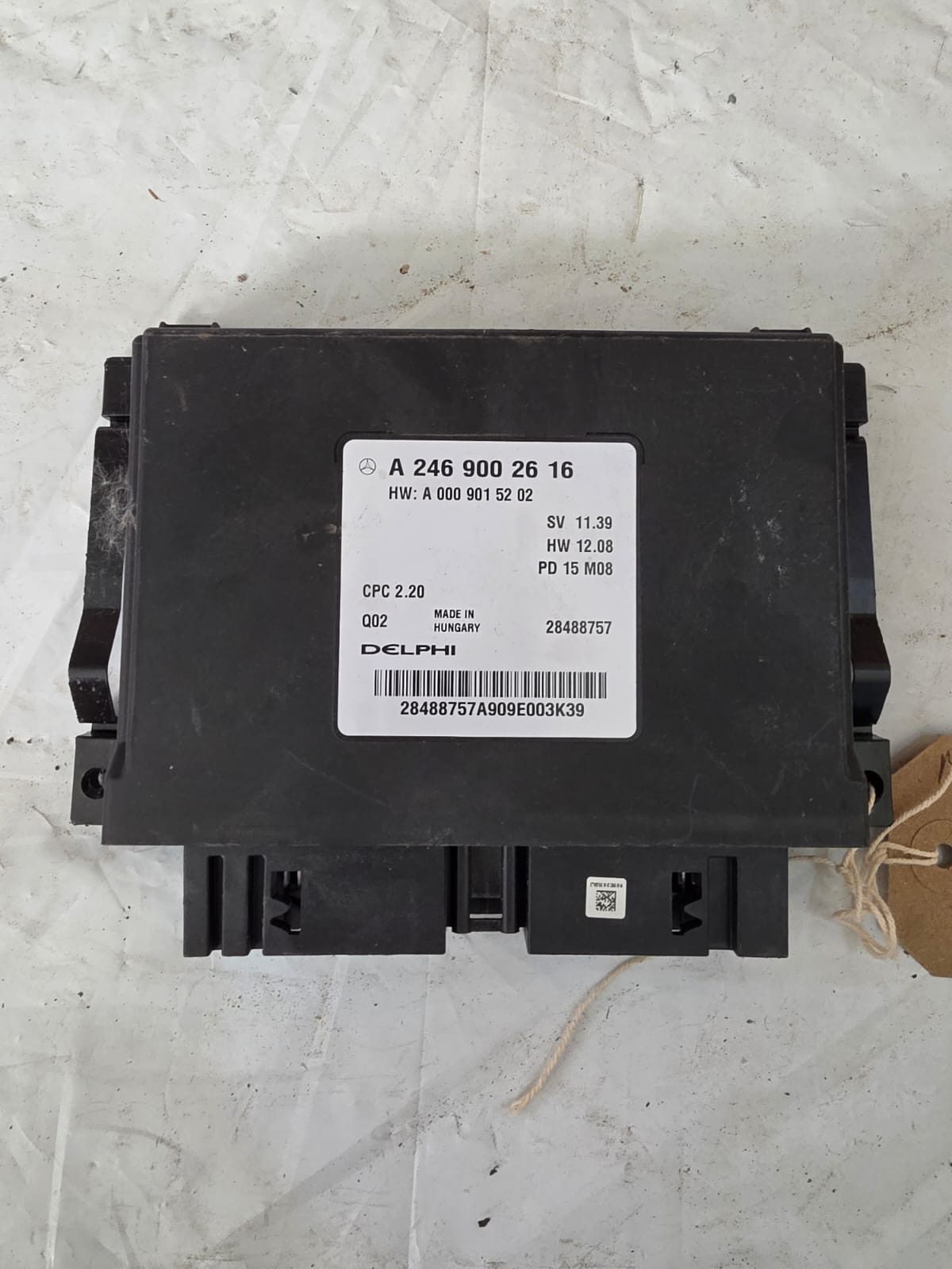 MERCEDES A CLASS A180 2012-2018 PARKING SENSOR MODULE A2469002616