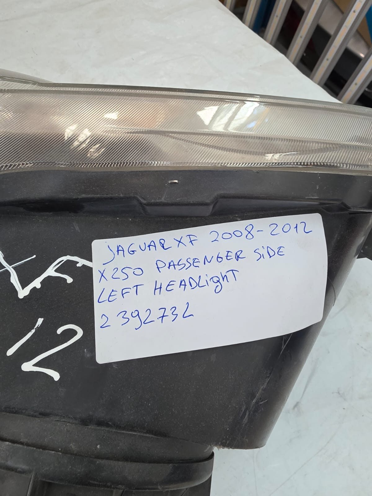 JAGUAR X250 2008-2012 PASSENGER SIDE LEFT HEADLIGHT 2392732 - Image 3