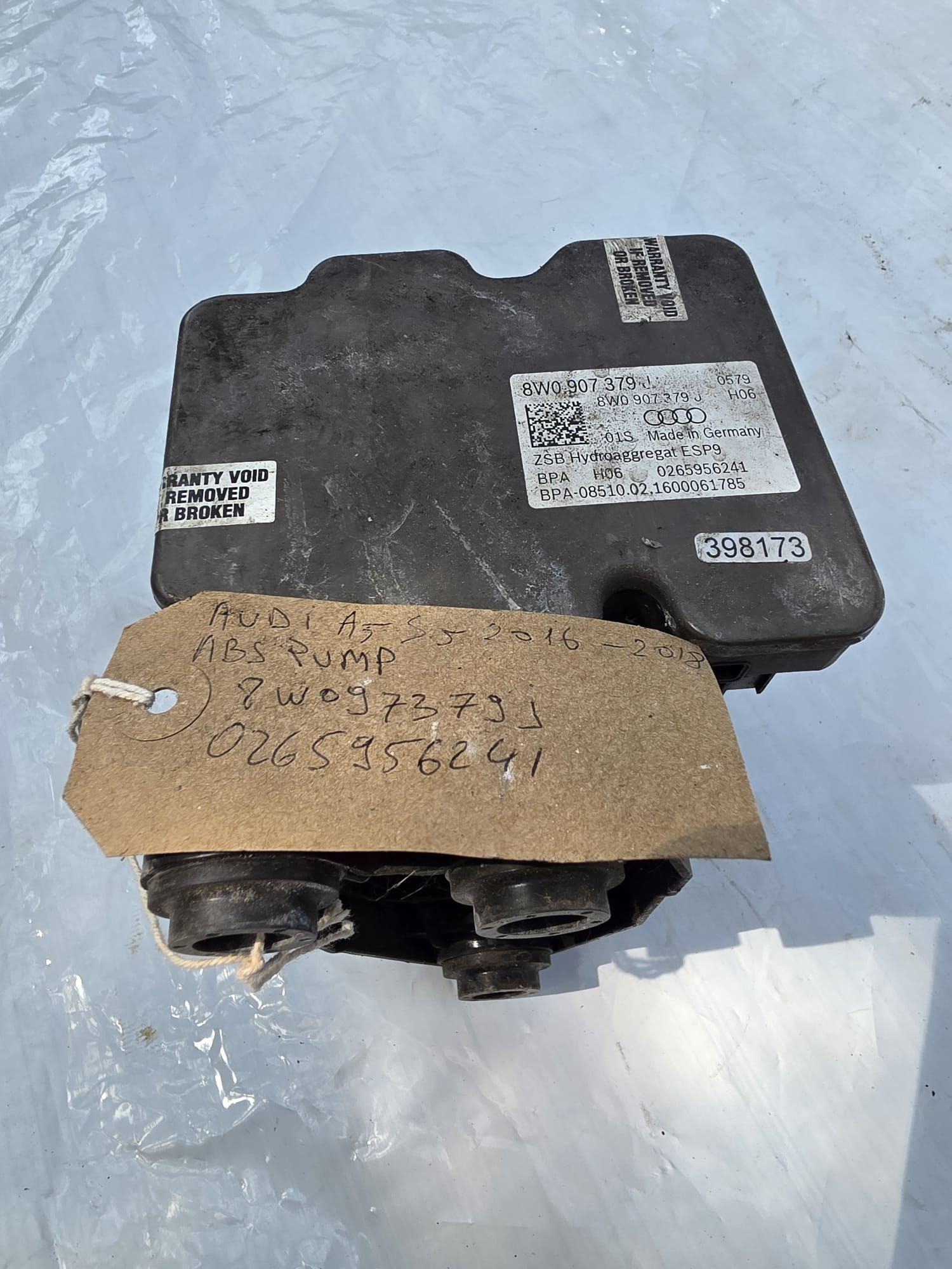 AUDI A5 S5 2016-2018 ABS PUMP 8W0907379J / 0265956241 - Image 4