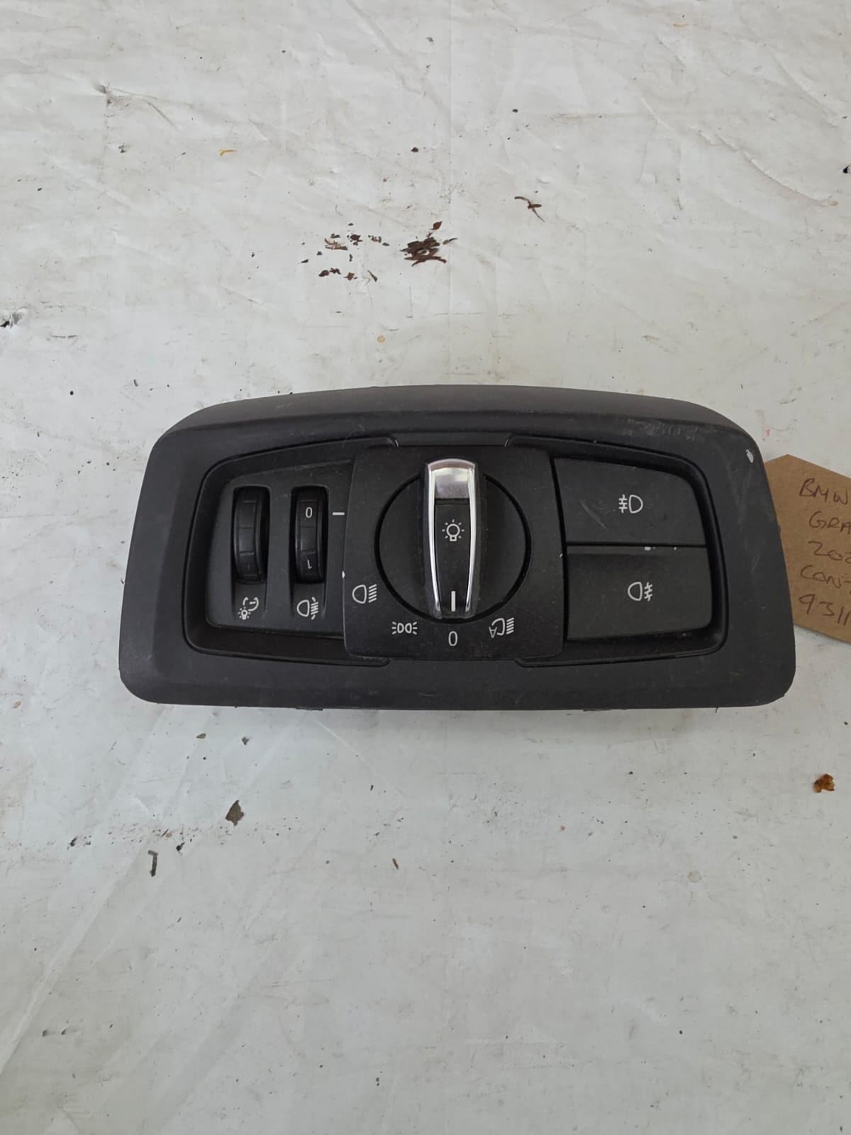 BMW 2 SERIES GRAN TOURER 2015-2023 HEADLIGHT CONTROL SWITCH 931172904