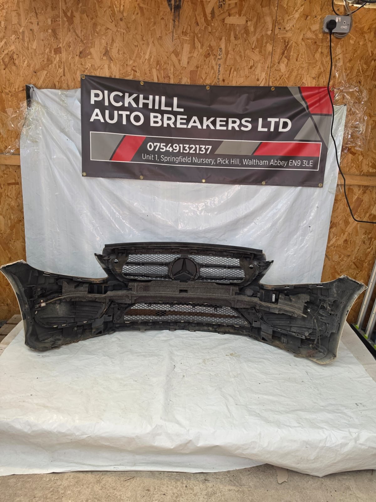 *MERCEDES C CLASS W205 2014-2019 FRONT BUMPER - Image 2