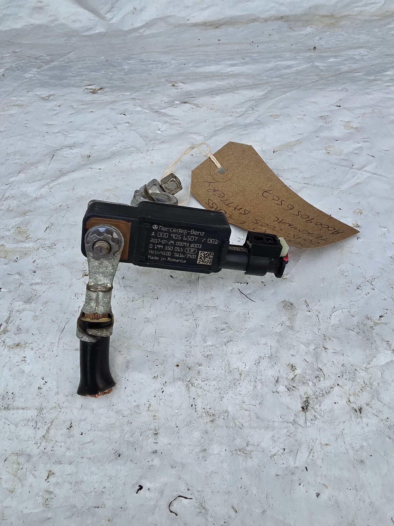 MERCEDES C CLASS W205 2015-2023 BATTERY TERMINAL A0009056507