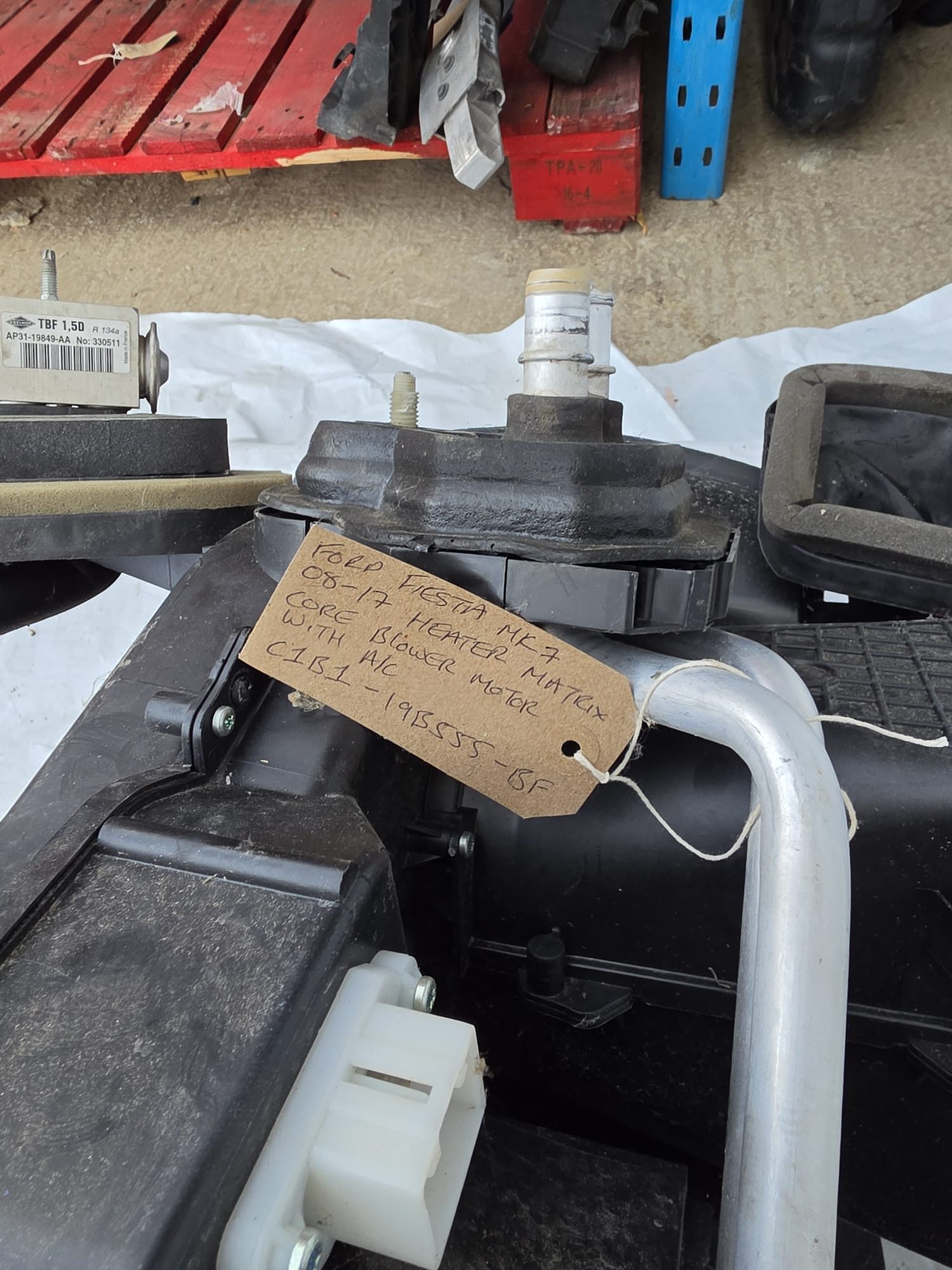 FORD FIESTA MK7 08-17 HEATER MATRIX CORE BLOWER MOTOR WITH A/C C1B1-19B555-BF - Image 5
