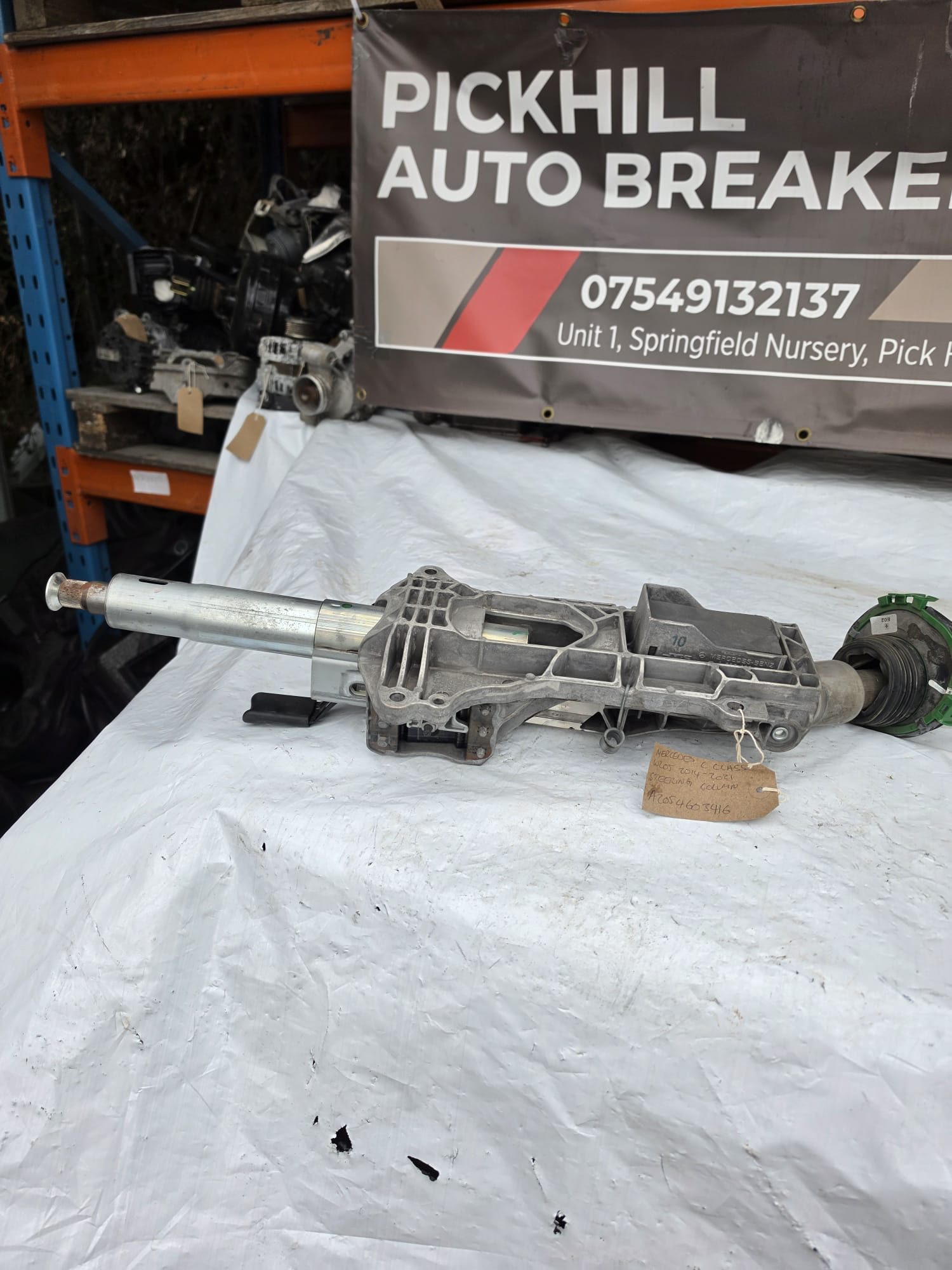 MERCEDES C CLASS W205 2014-2021 STEERING COLUMN A20546003416 - Image 4
