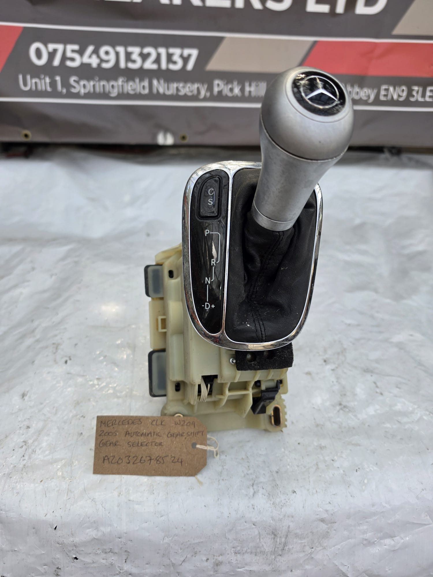 MERCEDES CLK W209 2005 AUTOMATIC GEARSHIFT GEAR SELECTOR A2032678524