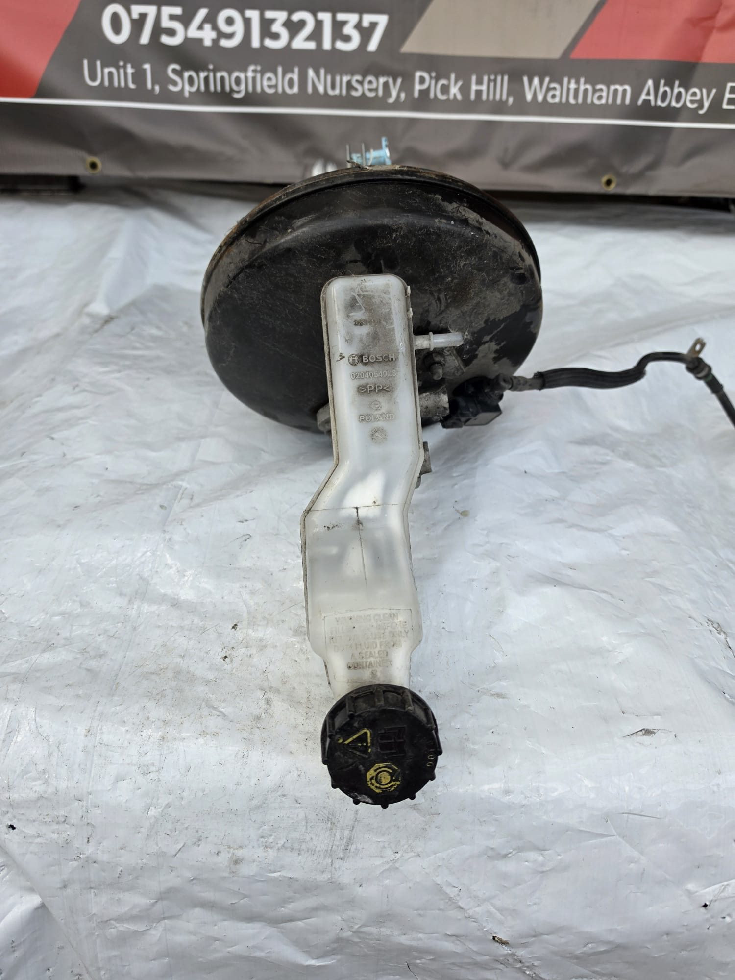 FORD FIESTA 2011-2017 BRAKE SERVO AND MASTER CYLINDER 0204J00134 - Image 2