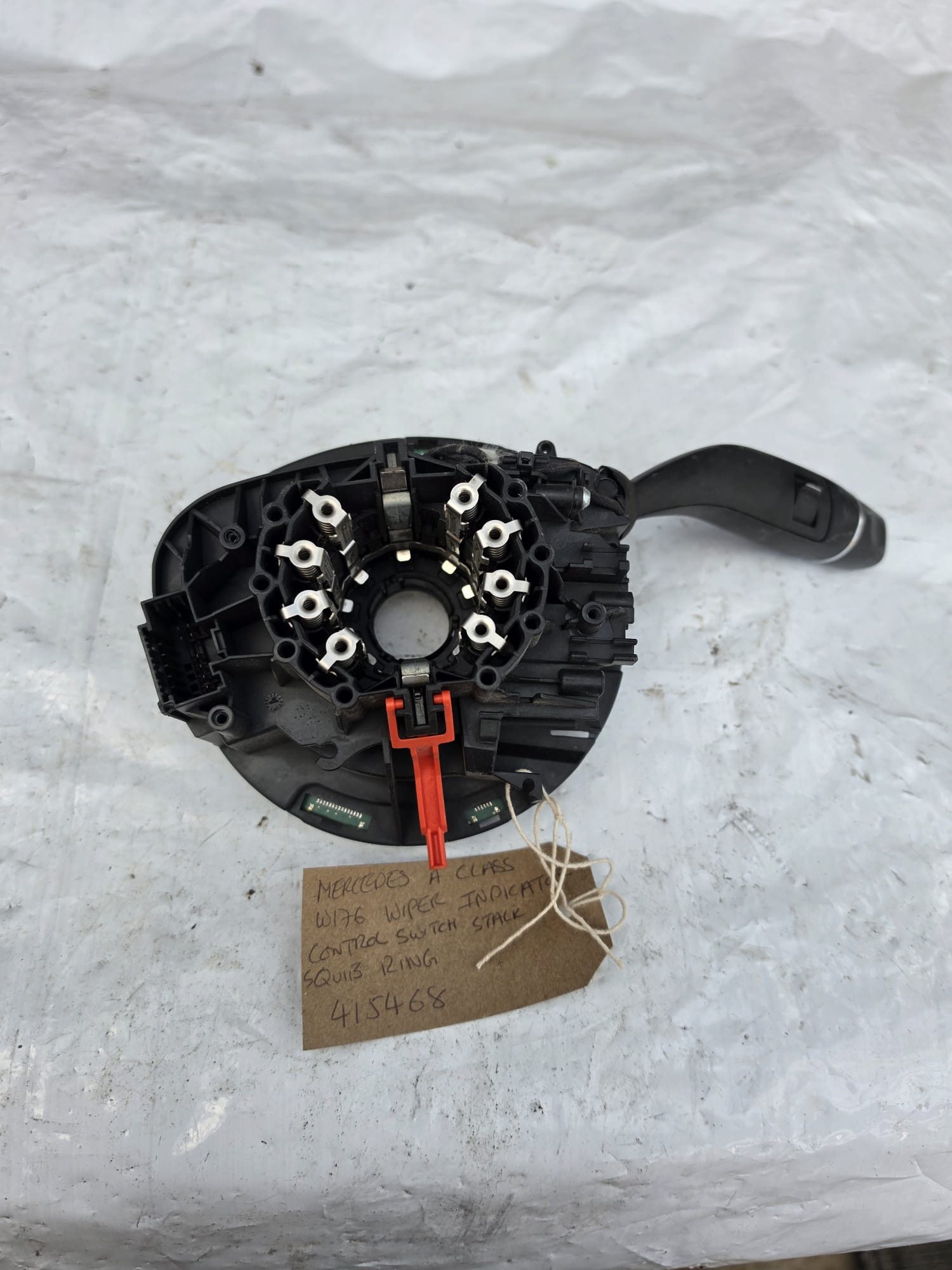 MERCEDES A CLASS W176 WIPER INDICATOR CONTROL SWITCH STALK SQUIB RING 415468 - Image 2