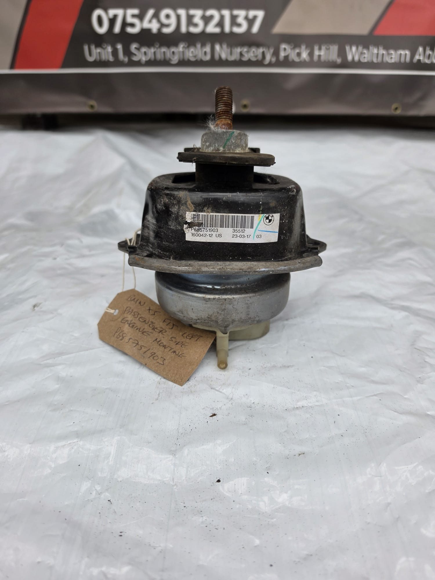 BMW X5 F15 LEFT PASSENGER SIDE ENGINE MOUNT P685751903 - Image 3