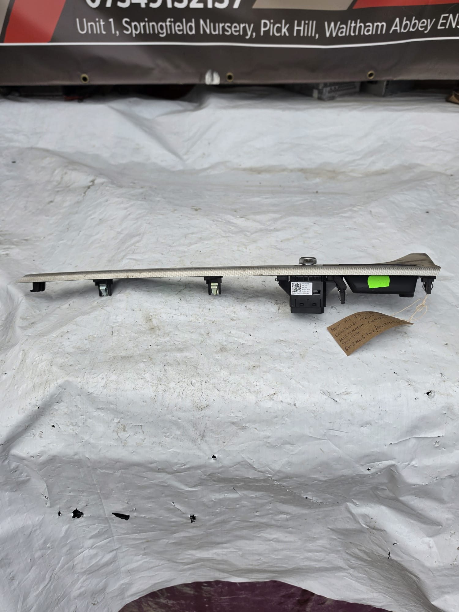 AUDI A4 B9 CENTER CONSOLE TRIM WITH MULTIMEDIA CONTROL SWITCH 8W2863969 / 8W2919616 - Image 2